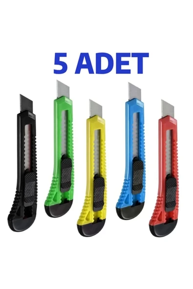 5 Adet Maket Bıçağı Büyük Boy Falçata ürün görseli 1