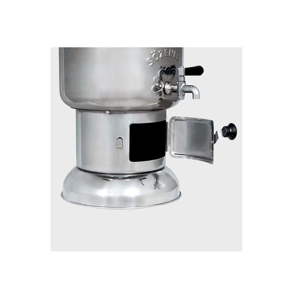 Semaver Sözenler  4 Litre Kömürlü Krom - Resim 3