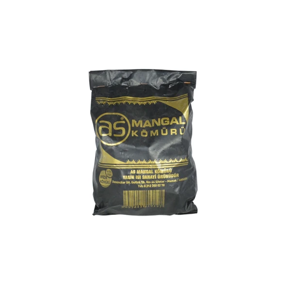 Meşe Kömürü Poşet (900gr) ürün görseli 1