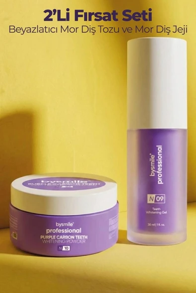 BySmile Professional Diş Beyazlatma Seti Diş Jeli & Diş Beyazlatma Tozu ürün görseli 1