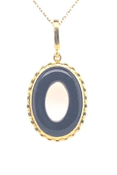 Oval Onix Kolye ürün görseli 1
