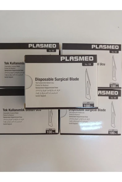 PLASMED 11 No Bistüri Ucu 3 Paket ( 300 Adet) ürün görseli 1