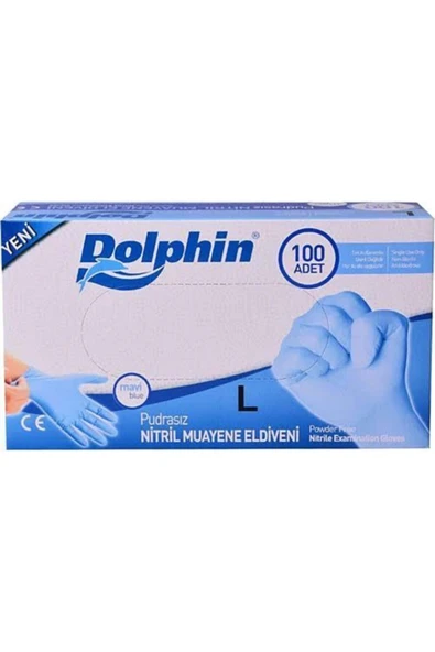 DOLPHİN Nitril Muayene Eldiveni ürün görseli 1