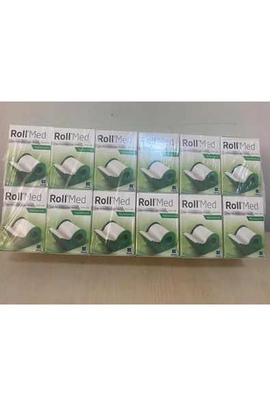 ROLLMED KAGIT FLASTER Rollmed Hipoallerjenik Kağıt Flaster 5cmx5m 12'li ürün görseli 1