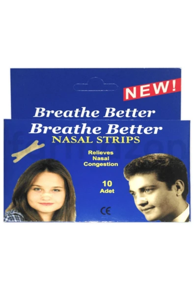BREATHE Better Nasal Strip 10 Lu ürün görseli 1