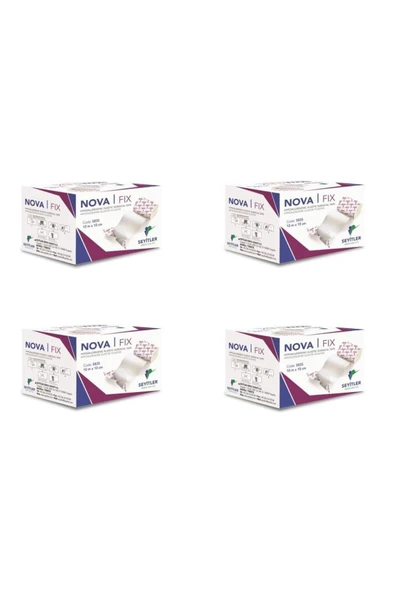 NOVAFİX Nova-fix Esnek Sabitleme Bandı Fix Flaster Bant 10m X 10cm 4 Adet ürün görseli 1