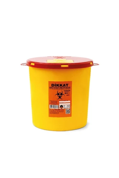 BLC GRUP MEDIKAL Tıbbi Atık Kutusu-tıbbi Atık Kovası 10 Lt 10 Adet ürün görseli 1