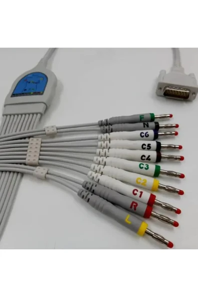 OEM NİHON KOHDEN 10 LEAD EKG CİHAZI KABLOSU ürün görseli 1