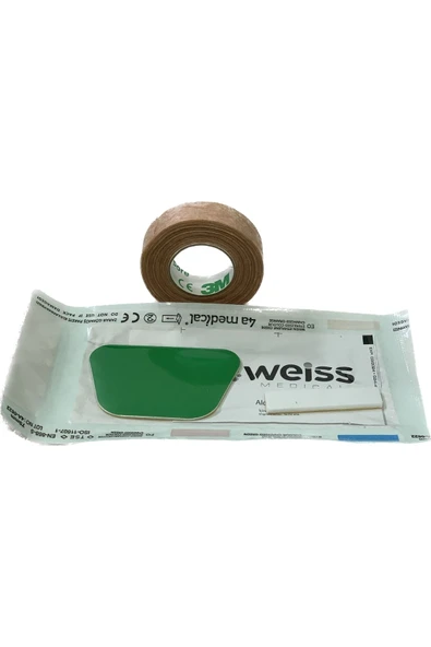 WEİS Rıno External Nasal Splınt Termal Burun Alçısı Ateli Alüminyum Medium Yeşil ürün görseli 1