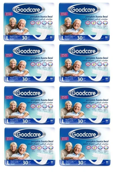 GOODCARE -joly Belbantlı Hasta Bezi 240 Adet Büyük Large ürün görseli 1