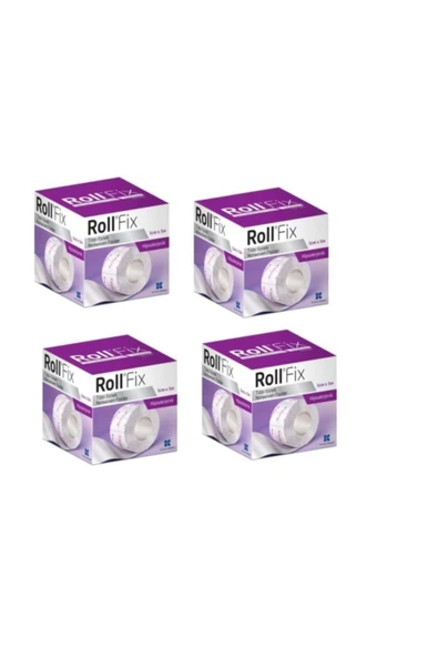 ROLL Fix Esnek Tıbbi Flaster 5 cm X 5 m - 4 Adet ürün görseli 1