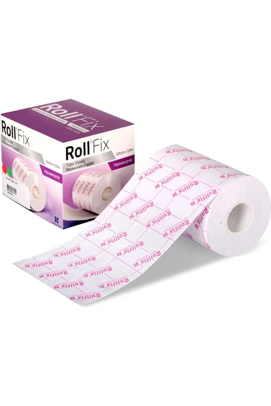 ROLL Hipoalerjik Esnek Tıbbi Fix Flaster 10cm X 10mt - 8 Adet ürün görseli 1