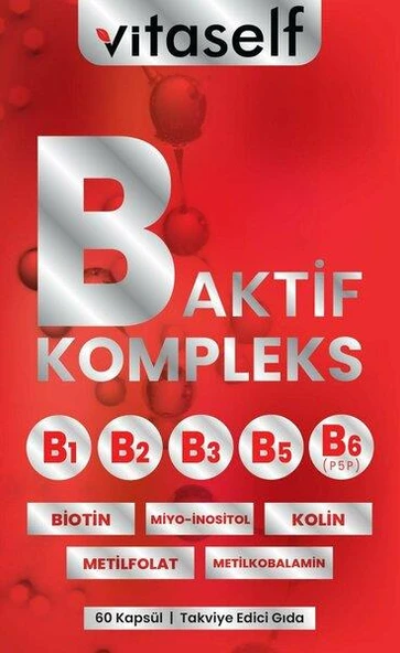 Vitaself B Complex 60 Kapsül ürün görseli 1