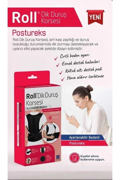 ROLL Dik Duruş Korsesi - Resim 2
