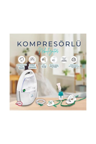 MEDİKAL MERT Nimo Nebulizatör Kapaklı ürün görseli 1