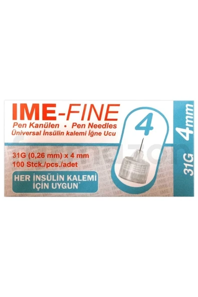 IME-DC Ime-fine Kalem Iğne Ucu 4mm (1 Kutu - 100 Adet) ürün görseli 1