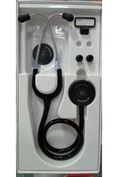 RİESTER Siyah 4210 Steteskop Duplex Stethoscope Black -stetoskop ürün görseli 1