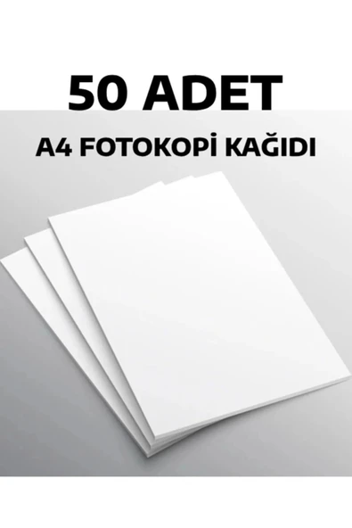 50 Adet A4 Kağıt Fotokopi Kağıdı ürün görseli 1