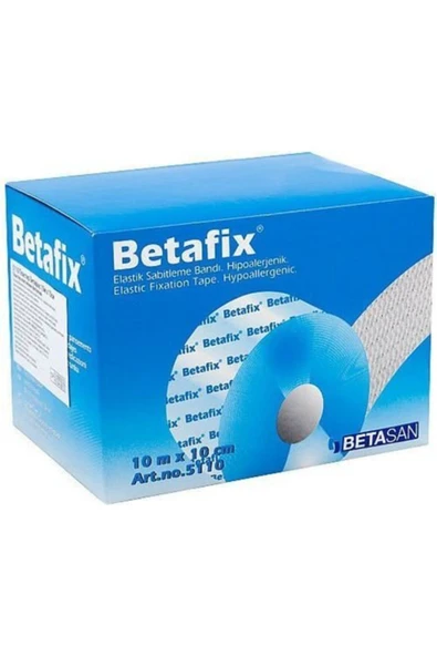 BETAFİX 10x10 Cm Flaster Elastik Sabitleme Bandı Hipoallerjenik Esnek Flaster Bant ürün görseli 1