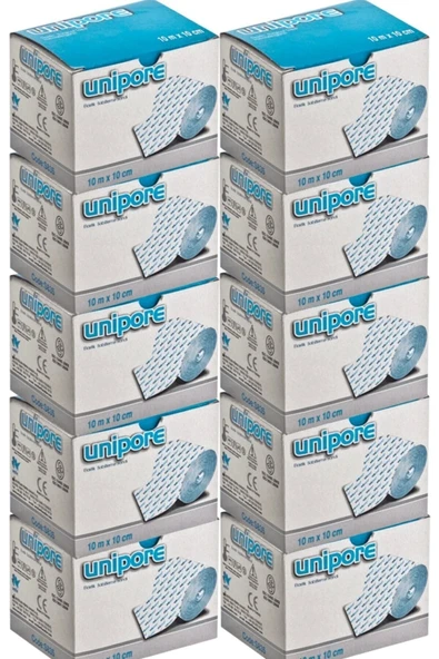 UNİPORE Unıpore Flaster 10 Cm X 10 M Hipoalerjenik 10 Adet Serhat0365 ürün görseli 1