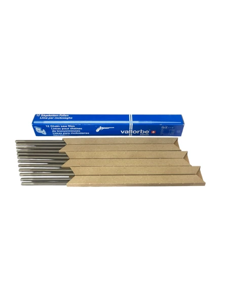 VALLORBE 13/64 - 8 ZİNCİR BİLEME EĞESİ 5.20mm - 12 ADET ürün görseli 1