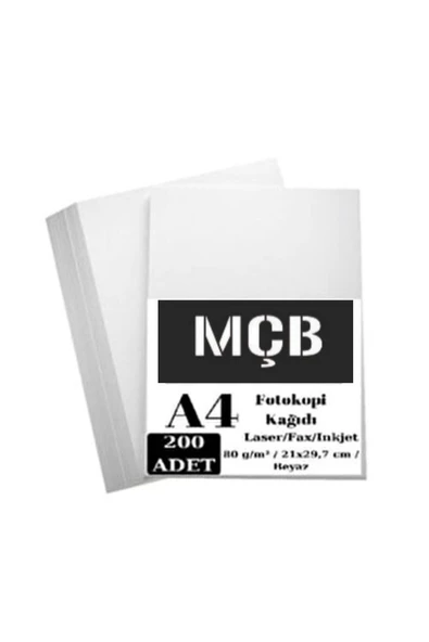 Copierbond A4 Fotokopi Kağıdı 200'lü Paket 90 Gr Kağıt ürün görseli 1