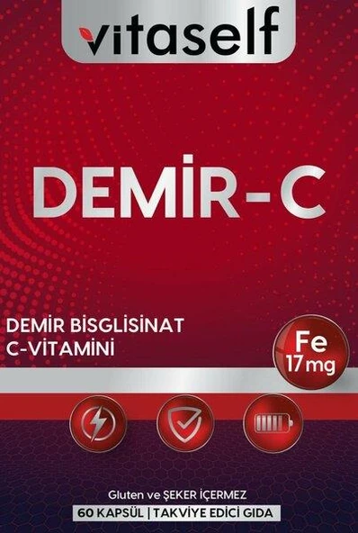 Vitaself Demir C 60 Kapsül ürün görseli 1