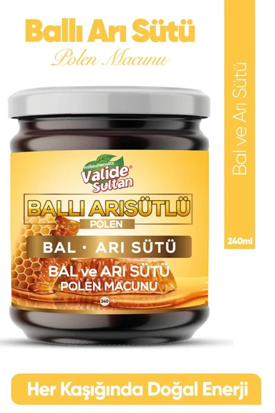 Milleunenuits Valide Sultan Bal & Arı Sütü & Polen İçerin Macun 240 GR ürün görseli 1
