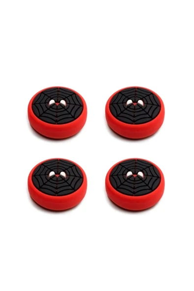 Desenli Sony Ps5/ps4/ps3 Analog Koruyucu Silikon Pad-spider Man ürün görseli 1
