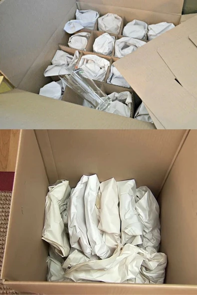 50 Adet 30x40 Tabak-bardak Eşya Sarma Koruma Taşıma Taşınma Paketleme Ambalaj Kağıdı ürün görseli 1