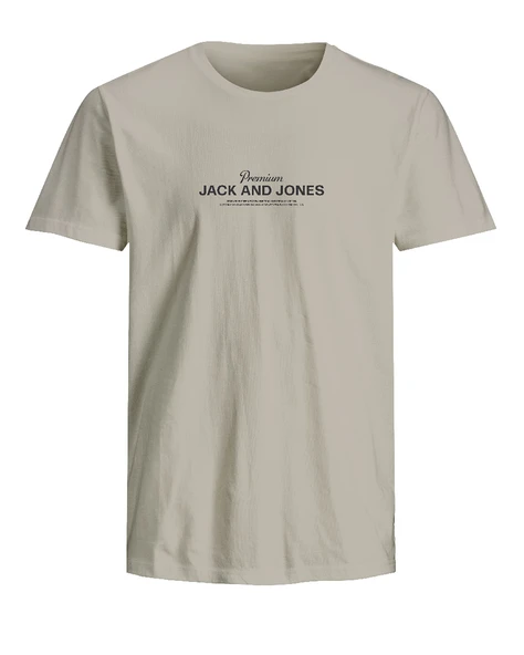 JACK JONES Yazı Baskılı Erkek Tişört 12282250 ürün görseli 1