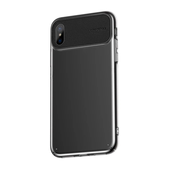 Baseus  Comfortable Series Apple iPhone Xs Max Kılıf WIAPIPH65-SS Siyah ürün görseli 1