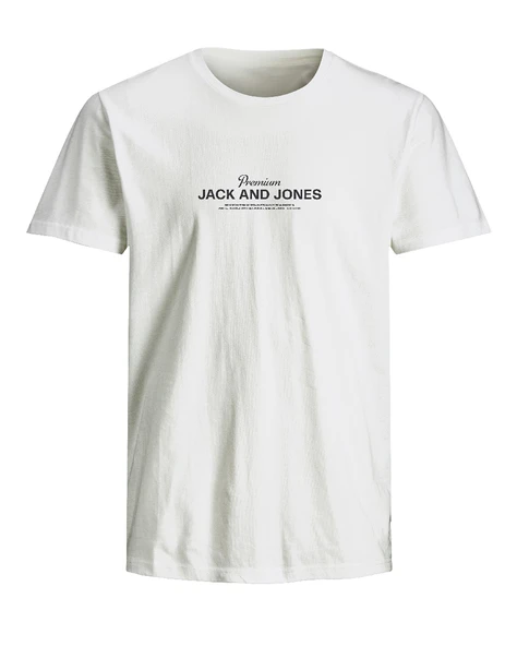 JACK JONES Yazı Baskılı Erkek Tişört 12282250 ürün görseli 1