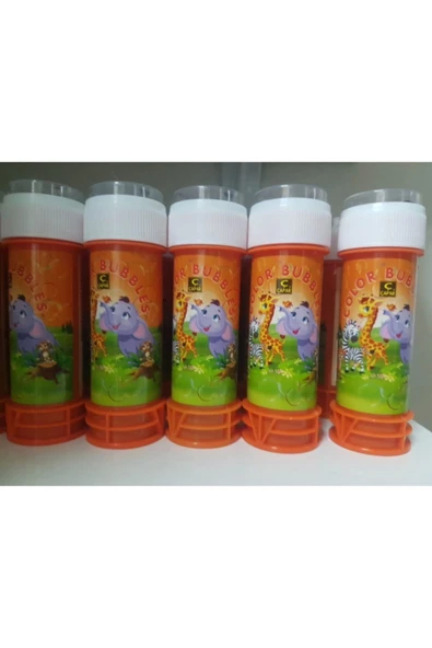 Üflemeli Baloncuklu Köpük Yapma Bubbles 5li Set ürün görseli 1