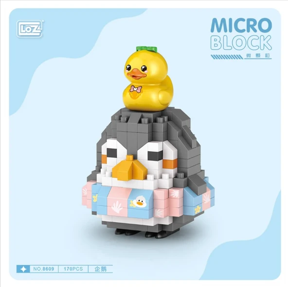 170 Parça Mikro Bloklar Penguen 10+ Yaş - Resim 2