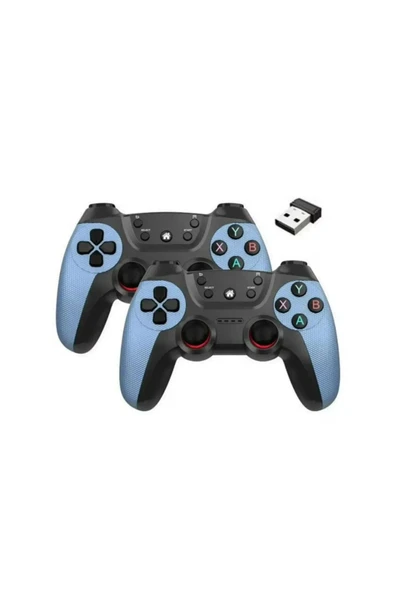 Airstorr Joystick Gamepad Çiftli TV PC Uyumlu Oyun Konsolu 2.4G Gamepad Double Joystick Doungle ürün görseli 1
