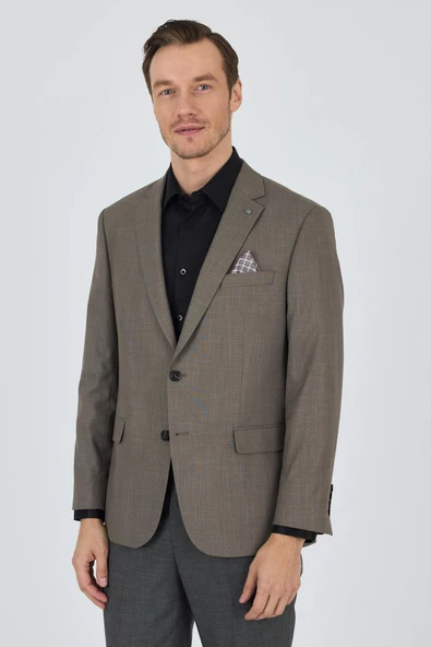 Vizon Mono Yaka Bez Ayağı Tam Astar Esnek 4 Drop Comfort Fit Classic Ceket 1002250155 ürün görseli 1