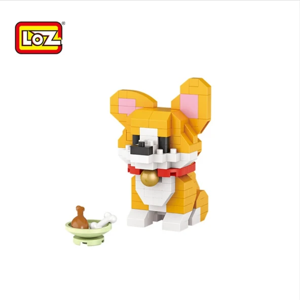 160 Parça Mikro Bloklar Corgi Köpek 10+ Yaş ürün görseli 1