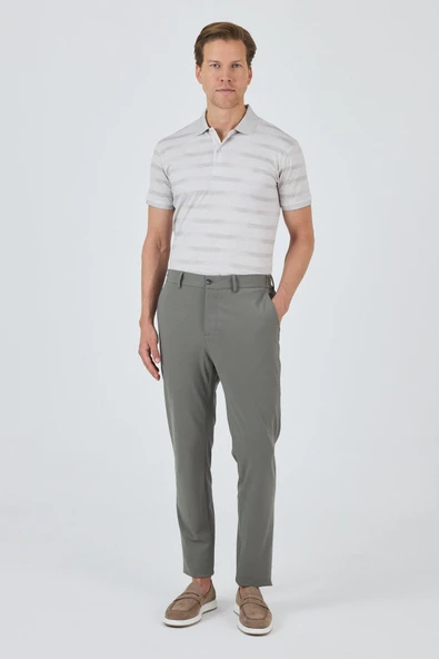 Yeşil Esnek Yandan Cepli Casual Slim Fit Jogger Pantolon 1003250162 ürün görseli 1