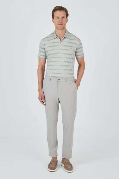 Taş Rengi Esnek Yandan Cepli Casual Slim Fit Jogger Pantolon 1003250162 ürün görseli 1