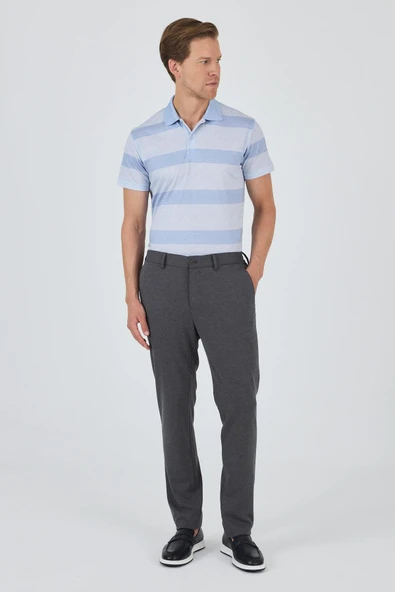 Gri Esnek Yandan Cepli Casual Slim Fit Jogger Pantolon 1003250156 ürün görseli 1