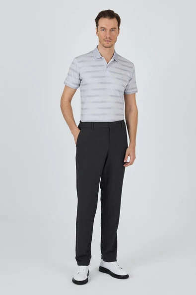 Füme Esnek Yandan Cepli Casual Standart Fit Jogger Pantolon 1003250119 ürün görseli 1