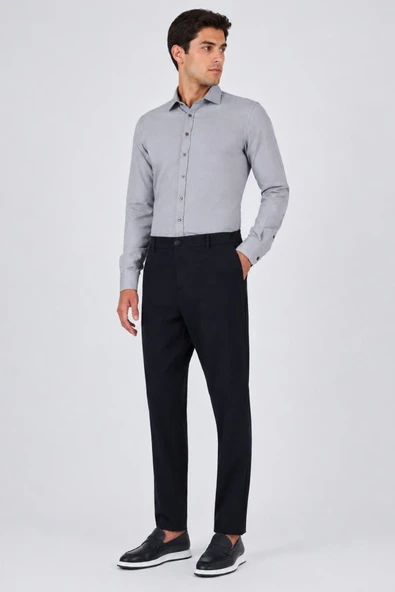 Lacivert Esnek Yandan Cepli Casual Standart Fit Jogger Pantolon 1003250119 ürün görseli 1