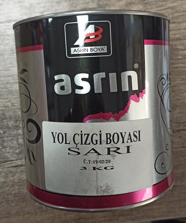ASRIN YOL ÇİZGİ BOYASI SARI - Resim 2