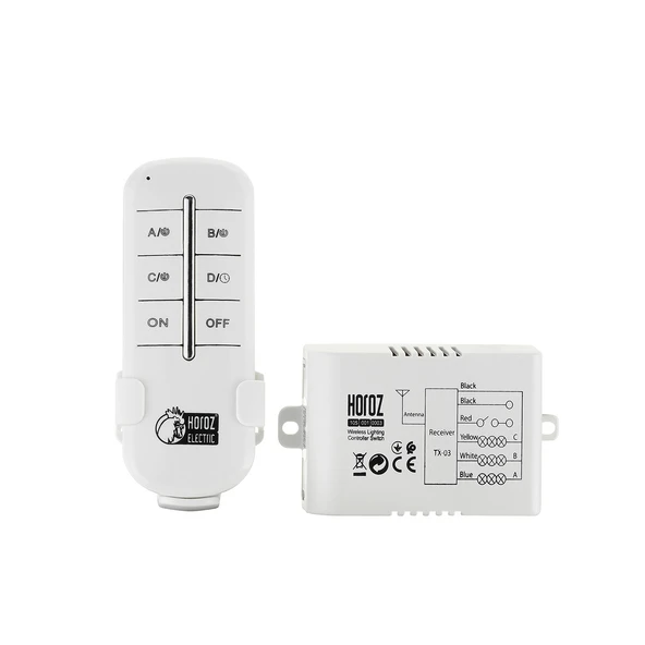 HOROZ 105-001-0003 3x1000W ÜÇLÜ 3LÜ AVİZE AYDINLATMA KUMANDASI ürün görseli 1