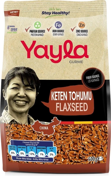 Yayla 500 gr Gurme Keten Tohumu En Popüler 2. Bitkisel Tohum ürün görseli 1