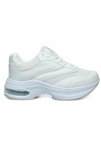Celira Drk Beyaz Fileli Kadın Sneaker Spor Ayakkabı ürün görseli 1