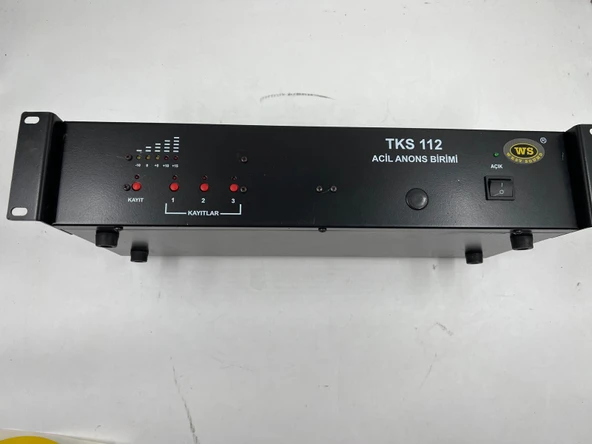 Westsound TKS-112 ACL Acil Anons Ve Mesaj Kayıt Ünitesi ( OUTLET ) ürün görseli 1