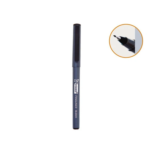 MIKRO ST. M 2028-48 SIYAH FINELINER KALEM ürün görseli 1