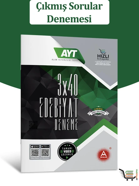 3x40 AYT Edebiyat Çıkmış Sorular Denemesi ürün görseli 1